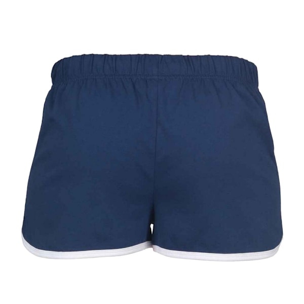 Skinni Minni Barn/Barn Retro Shorts 11-12 År Marinblå/Vit Navy/White 11-12 Years