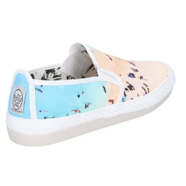 Flossy Dam/Dam Pastel Slip On Sko 4 UK Ecru Ecru 4 UK