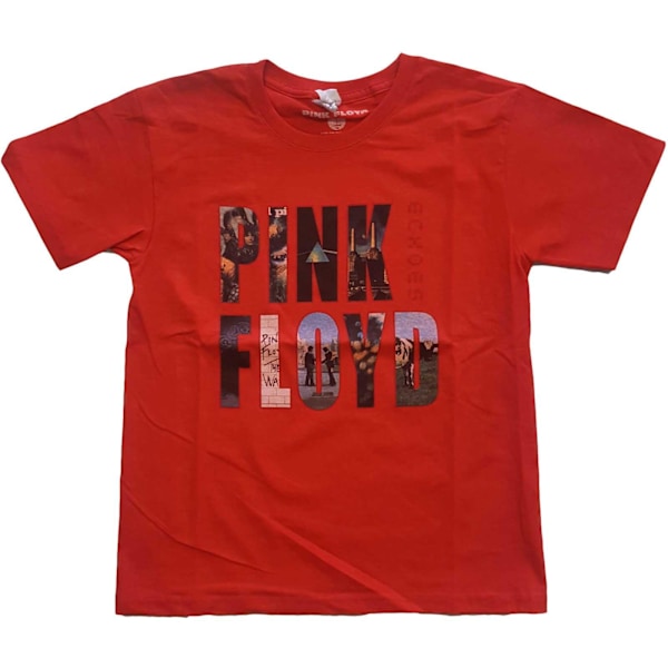 Pink Floyd Barn/Barn Echoes Album Montage T-shirt 13-14 år Red 13-14 Years