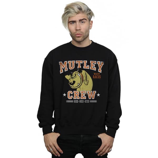 Wacky Races Herr Mutley Crew Sweatshirt S Svart Black S