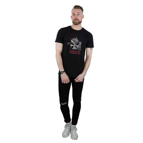 Fredag den 13:e Herr Distressed Axe Poster T-Shirt M Svart Black M