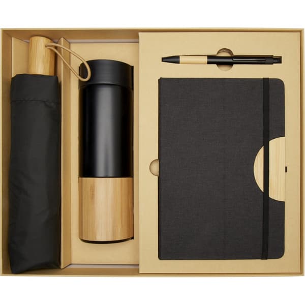 Carmen Hård Pärm A5 Presentförpackning One Size Natur/Solid Svart Natural/Solid Black One Size