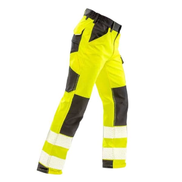 Result Safe-Guard Stretch-skyddsbyxor för herrar L Fluorescerande gul Fluorescent Yellow L