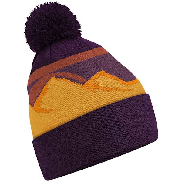 Beechfield Mountain Pom Pom Beanie One Size Desert Peaks Desert Peaks One Size