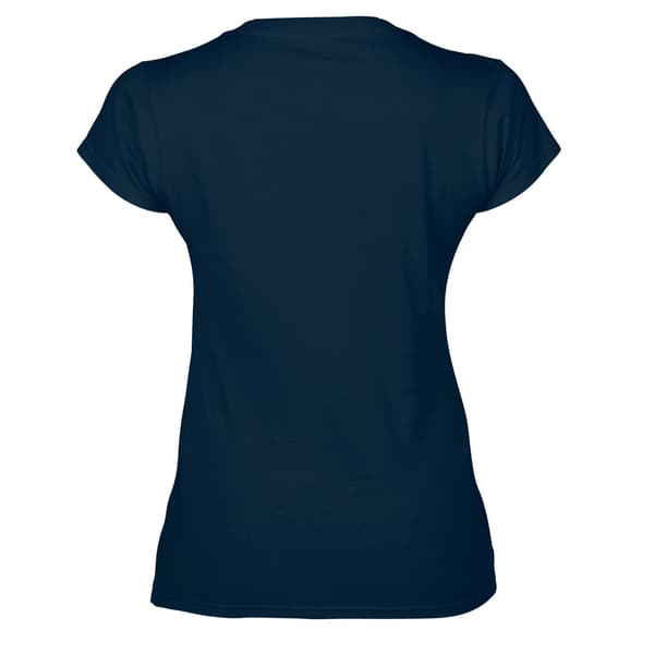Gildan Dam/Kvinnor Soft Touch V-ringad T-shirt S Marinblå Navy S