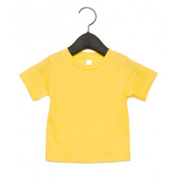 Bella + Canvas Baby Crew Neck T-shirt 6-12 månader Gul Yellow 6-12 Months