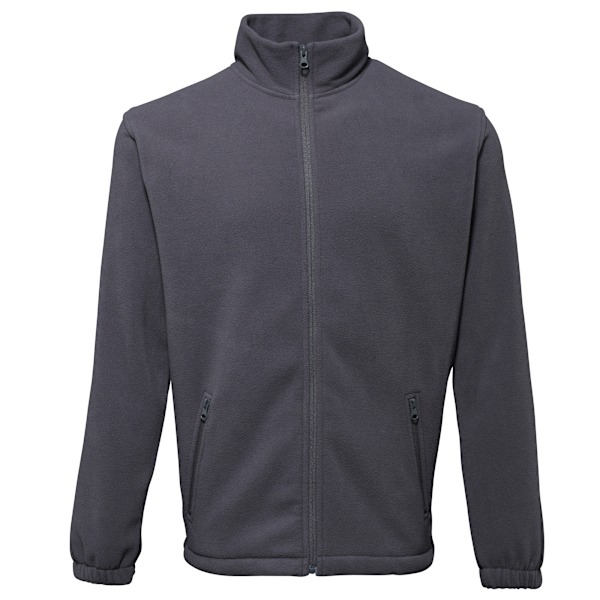 2786 Herr Full Zip Fleece Jacka (280 GSM) M Charcoal Charcoal M