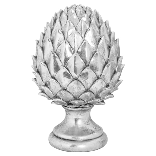 Hill Interiors Keramisk Tallkottprydnad 40cm x 20cm x 20cm Silver Silver 40cm x 20cm x 20cm