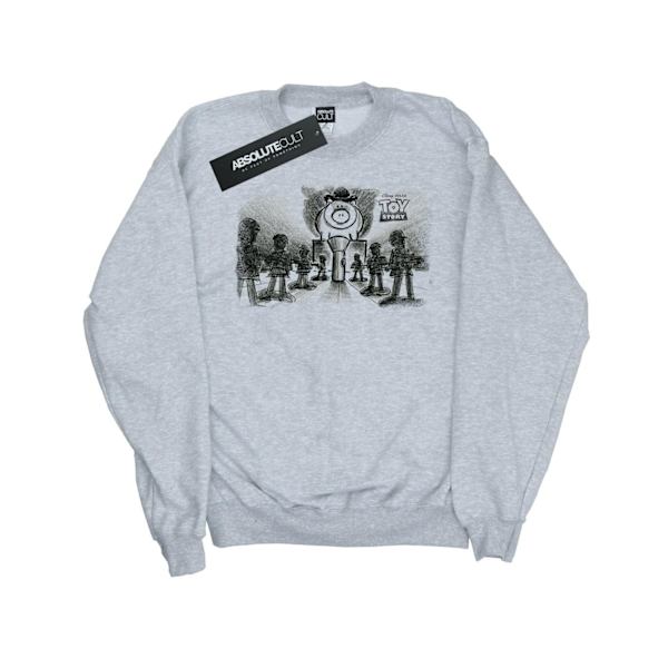 Disney Girls Toy Story Evil Dr Pork Chop Sweatshirt 7-8 år S Sports Grey 7-8 Years