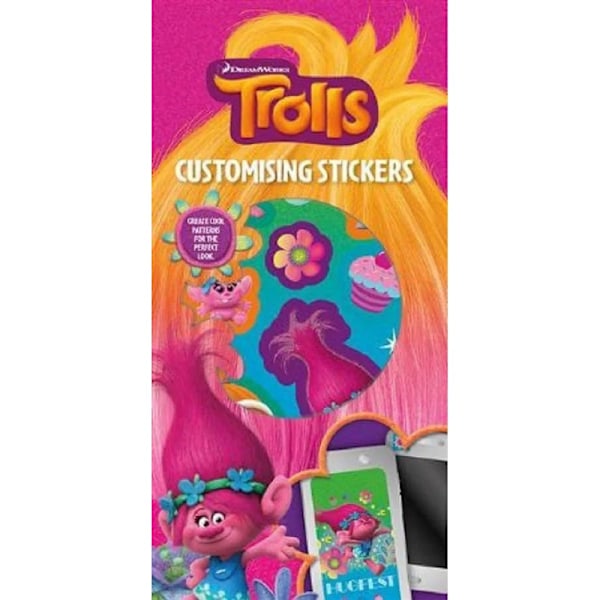 Trolls-figurer Anpassningsbara klistermärken En storlek Flerfärgad Multicoloured One Size