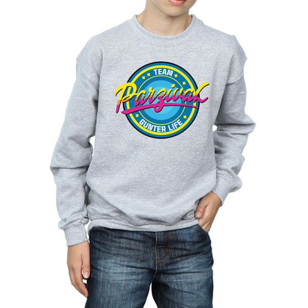 Ready Player One Boys Team Parzival Sweatshirt 9-11 år Sport Sports Grey 9-11 Years