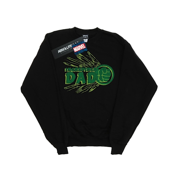 Marvel Herr Hulk Incredible Dad Sweatshirt XXL Svart Black XXL