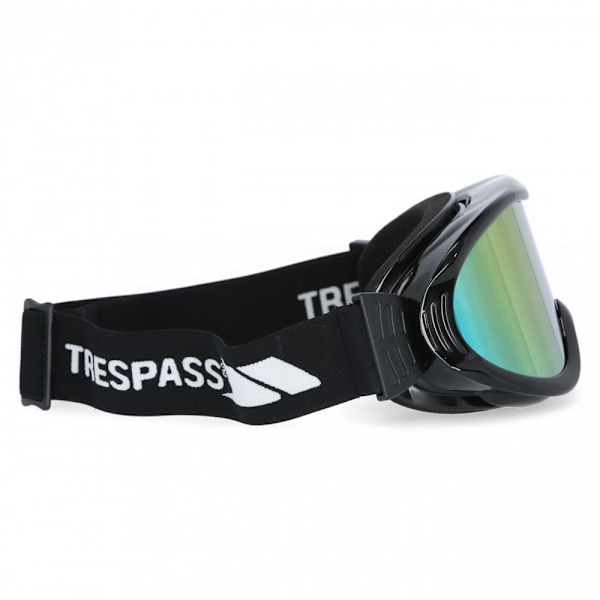 Trespass Unisex Vickers Dubbla Lins Snö Sport Skidglasögon Black One Size