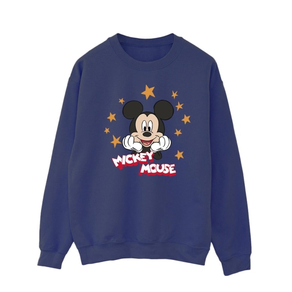 Disney Mickey Mouse Stars Sweatshirt S Marinblå Navy Blue S