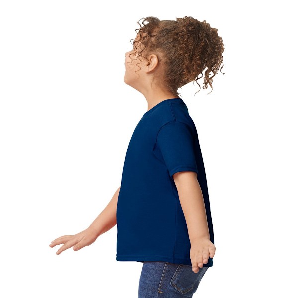 Gildan Barn/Barn Plain Bomull Tung T-shirt 5 År Marinblå Navy 5 Years