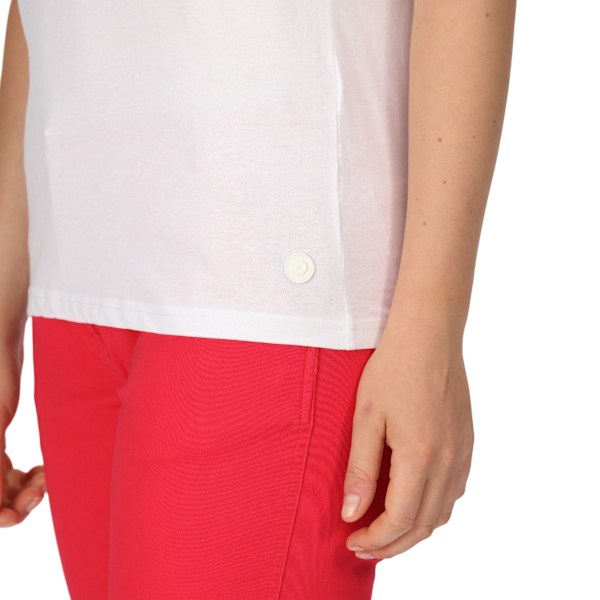 Regatta Dam/Kvinnor Filandra VII Smile T-Shirt 16 UK Vit White 16 UK