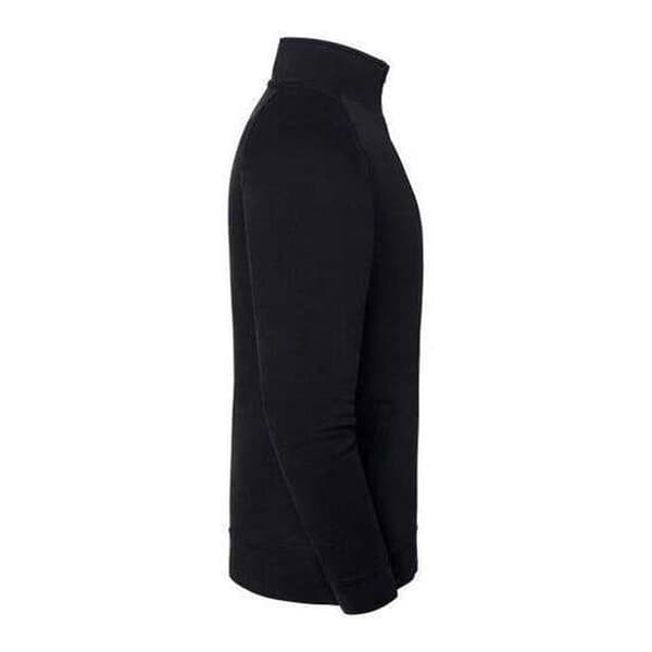 Fruit of the Loom Herr Iconic Premium Classic Raglan Sweatjacka Black XL