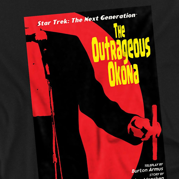 Star Trek Herr The Next Generation Säsong 2 Avsnitt 4 T-Shirt X Black XL