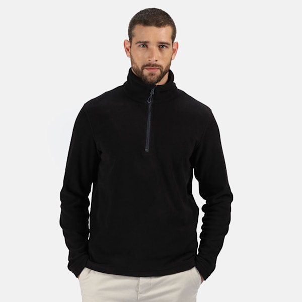 Regatta Herr Honestly Made Recycled Half Zip Fleece XL Svart Black XL