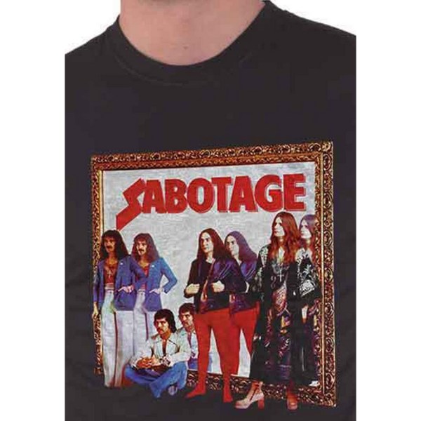 Svart Sabbath Unisex Vuxen Sabotage T-shirt L Svart Black L