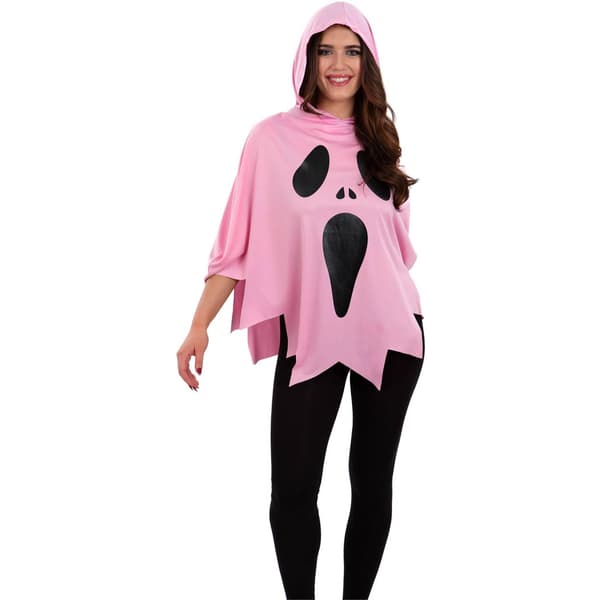Smiffys Dam/Dam Ghost Kostym Poncho One Size Rosa Pink One Size