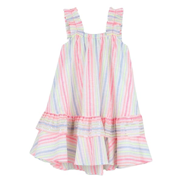 Billieblush Randig Smockklänning för flickor 8 år Flerfärgad Multicoloured 8 Years