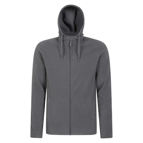 Mountain Warehouse Herr Camber Fleece Full Zip Hoodie XXS Mörk Dark Grey XXS