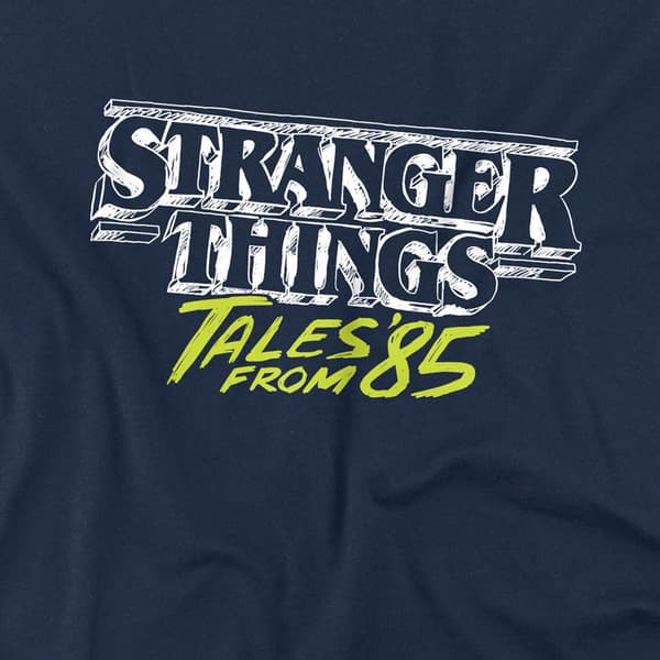 Stranger Things: Tales from ´85 Barn/Barn Tvåfärgad Logotyp Tröja Navy 5-6 Years