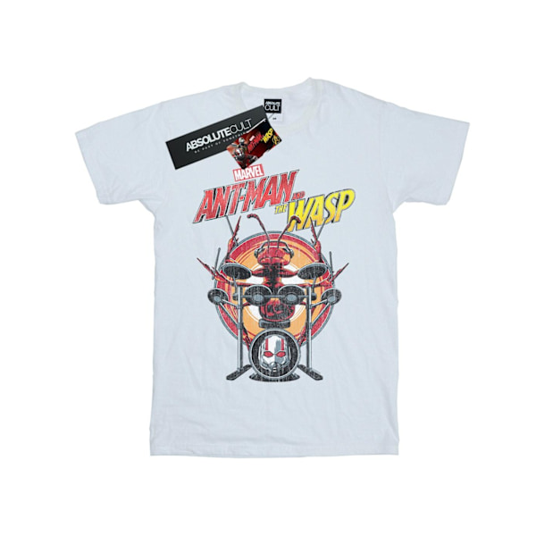 Marvel Girls Ant-Man And The Wasp Drummer Ant Bomull T-shirt 9- White 9-11 Years