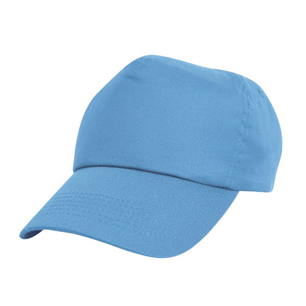 Result Headwear Barn/Barn Bomull Baseballkeps En Storlek Sky Sky Blue One Size