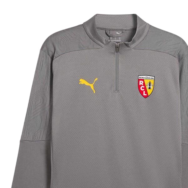 Puma Herr RC Lens Träningströja med Kort Dragkedja M Grå Grey M