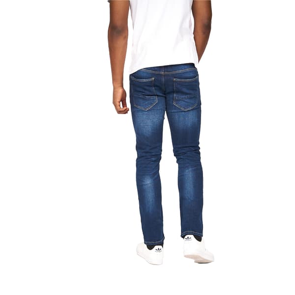 Crosshatch Cadman Rak Jeans för Män 36L Stonewash Stone Wash 36L