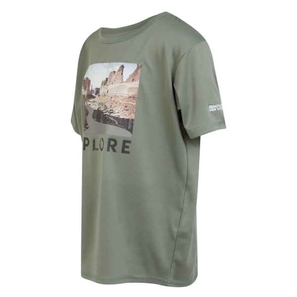Regatta Barn/Barn Alvardo VIII Explore Landscape T-Shirt 5 Agave Green 5-6 Years