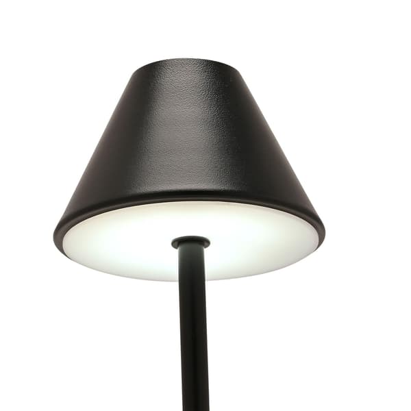 Hestia Matt Svart USB LED Touch Bordslampa - Medium One Size bl black One Size