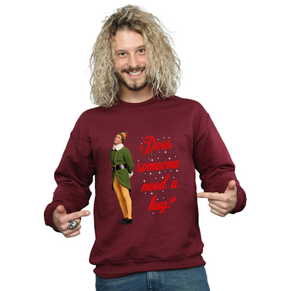 Elf Herr Hug Buddy Sweatshirt M Burgundy Burgundy M