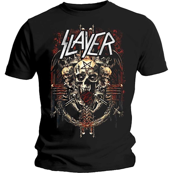 Slayer Unisex Adult Demonic Admat T-Shirt M Svart Black M