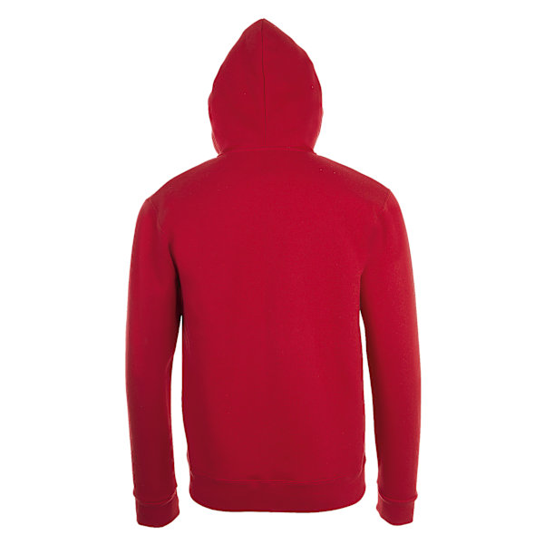 SOLS Herr Stone Zip Up Plain Hoodie S Röd Red S