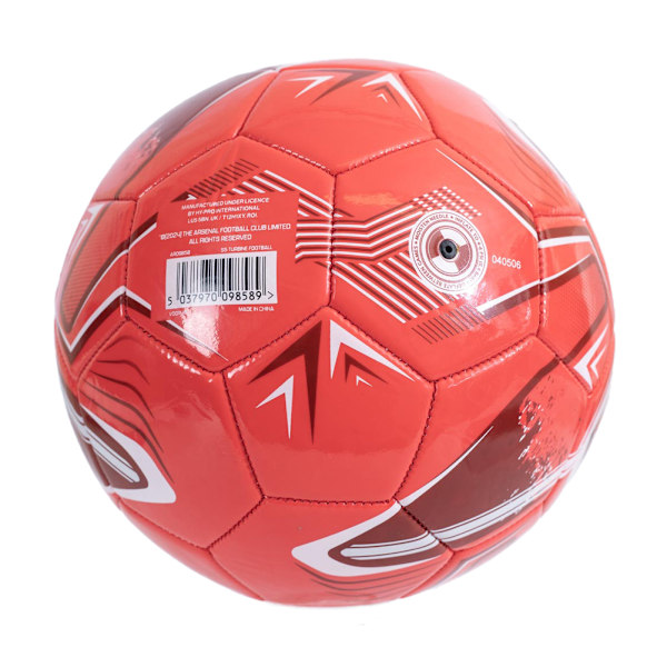 Arsenal FC Turbine Print Träningsboll One Size Röd/Blå Red/Blue One Size