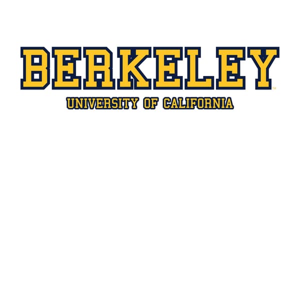 UC Berkeley Unisex Vuxen Text Sweatshirt M Svart Black M