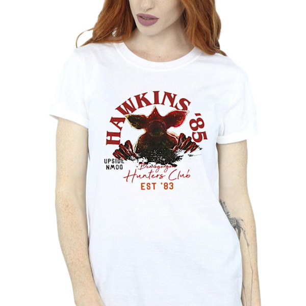 Netflix Dam/Kvinnor Stranger Things Hunters Club Bomull Pojkvän White 5XL