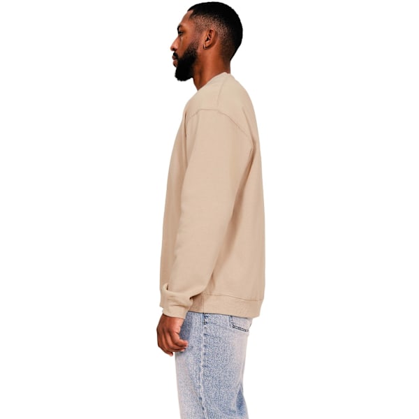 Casual Classics Herr Ringspun Bomull Förlängd Halsringning Oversize Sand L
