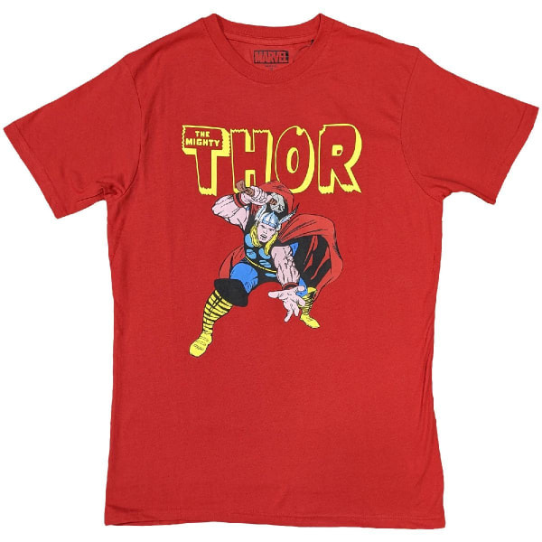 Thor Unisex Vuxen Hammer T-shirt L Röd Red L