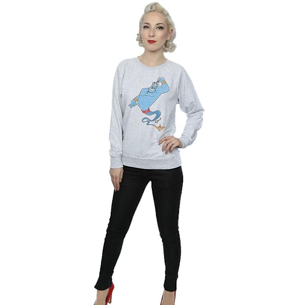 Aladdin Dam/Dam Classic Genie Heather Sweatshirt XXL Värme Heather Grey XXL