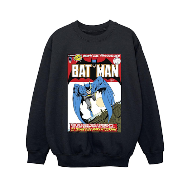 DC Comics Pojkar Running Batman Cover Sweatshirt 5-6 År Svart Black 5-6 Years