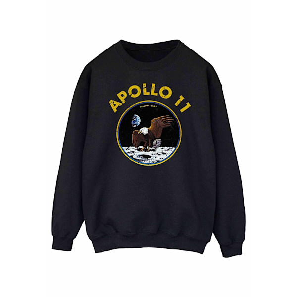 NASA Dam/Kvinnor Klassisk Apollo 11 Sweatshirt M Svart Black M