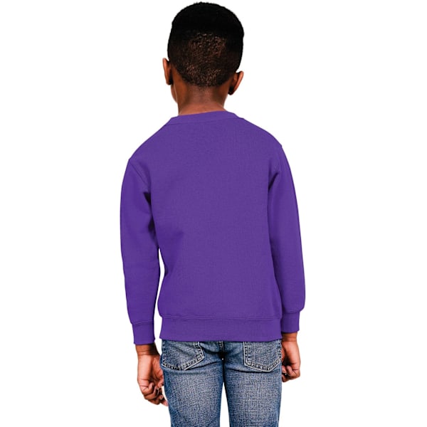 Casual Classics Barn/Barn Blended Ringspun Bomull Sweatshirt 9-11 År Lila Purple 9-11 Years