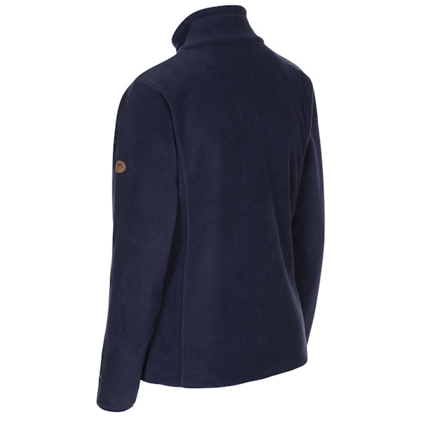 Trespass Dam/Damer Trouper Läder Trim Fleece Jacka XL Marinblå Navy XL
