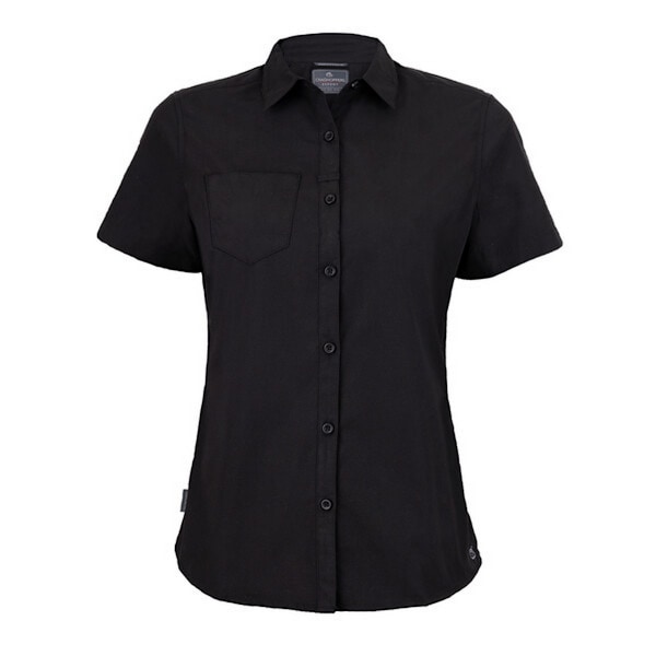 Craghoppers Womens/Ladies Expert Kiwi Kortärmad Skjorta 10 UK Black 10 UK