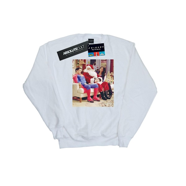 Friends Herr Couch Santa Sweatshirt M Vit White M