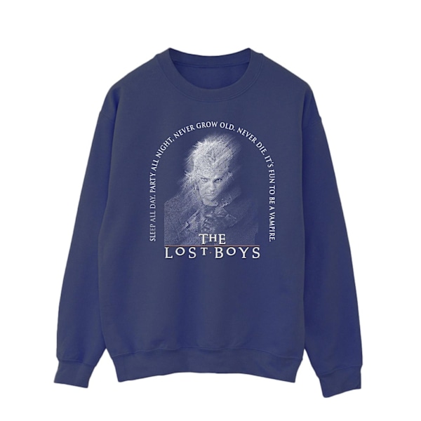 The Lost Boys Herrarnas Smudged Portrait Sweatshirt XXL Marinblå Navy Blue XXL